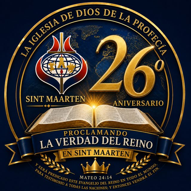 Insignia del 26 aniversario: Proclamando la verdad del Reino en Sint Maarten